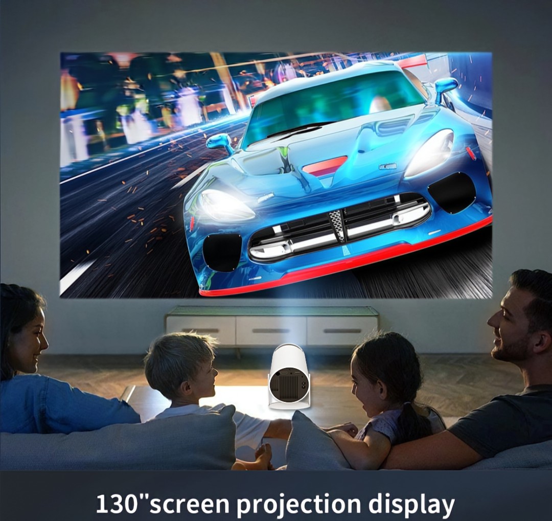 Projecteur LUMINA 4K Ultra HD – Cinéma maison portable et design minimaliste