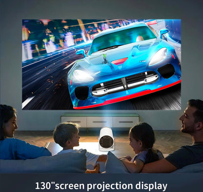 Projecteur LUMINA 4K Ultra HD – Cinéma maison portable et design minimaliste